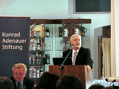 Dr. Hubert Gehring, ředitel KAS pro ČR, X. Krušovické rozhovory, 29. dubna 2008 | 