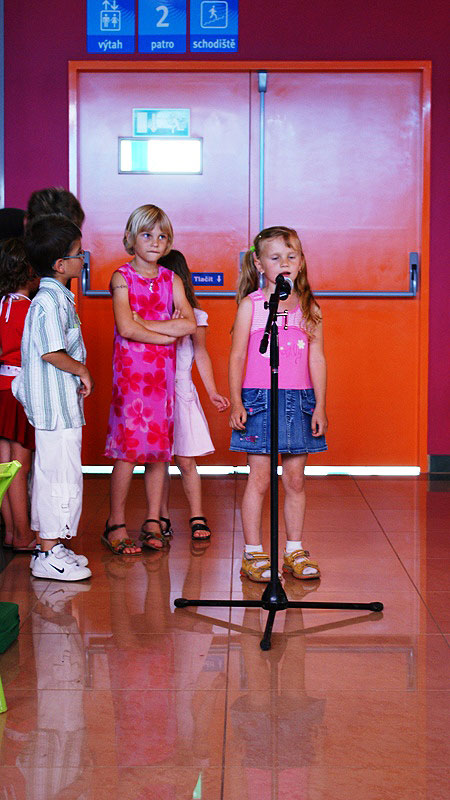 Vernisáž výstavy "Evropa očima dětí MŠ" v Táboře, 20. června 2008, foto: Jaroslav Hrdlička