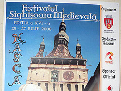 Návštěva rumunského města Sighisoara během městských slavností "Medievală 2008 - MASCA", 25. - 27. července 2008 | 