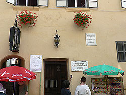 	Rodný dům Drákuly - dnes stylová restaurace, návštěva rumunského města Sighisoara během městských slavností "Medievală 2008 - MASCA", 25. - 27. července 2008 | 