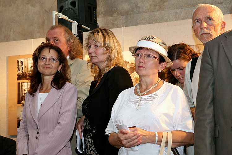 Vernisáž výstavy "Dr. Edvard Beneš - československý diplomat, politik a prezident" v Táboře, 3.září 2008, foto: Lubor Mrázek