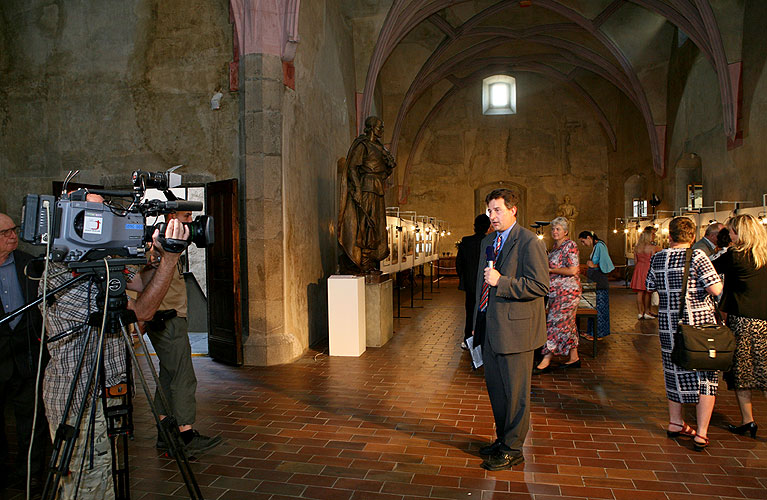 Vernisáž výstavy "Dr. Edvard Beneš - československý diplomat, politik a prezident" v Táboře, 3.září 2008, foto: Lubor Mrázek