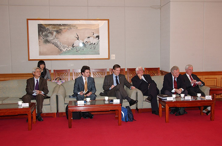 Přijetí delegace Evropského parlamentu prezidentem Taiwanu J.E. panem Ying-jeuo Maem 31.10.2008