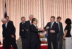 Přijetí delegace Evropského parlamentu prezidentem Taiwanu J.E. panem Ying-jeuo Maem 31.10.2008 | 