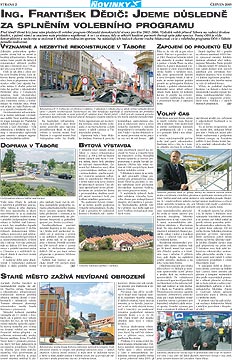 Letní novinky ODS Tábor, strana 2 | 