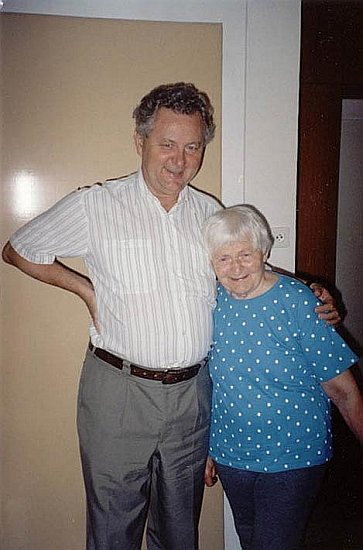 S maminkou Žofií v rodné Třebíči