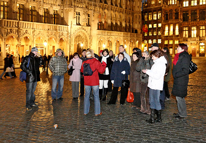 55 Jihočechů navštívilo ve dnech 29. a 30. ledna 2009 Brusel na pozvání europoslance Jaroslava Zvěřiny, foto: Lubor Mrázek