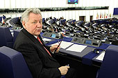 Plenární zasedání Evropského parlamentu ve Štrasburku, 25.3.2009, foto: Martin Frélich | 