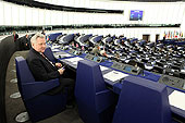 Plenární zasedání Evropského parlamentu ve Štrasburku, 25.3.2009, foto: Martin Frélich | 