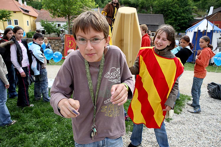 Zábavné odpoledne pro děti v Českém Krumlově, 28. května 2009, foto: Lubor Mrázek