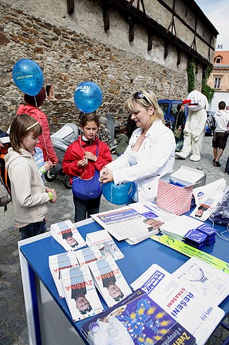 Zábavné odpoledne pro děti v Českém Krumlově, 28. května 2009, foto: Lubor Mrázek