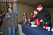 Tradiční vánoční punč a perníčky, náměstí T. G. Masaryka, Tábor, 16.12.2005 | 