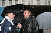 Tradiční vánoční punč a perníčky, náměstí T. G. Masaryka, Tábor, 16.12.2005 | 