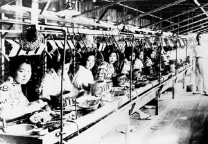 Cotton mill, 1912-1926  Taisho period, Brief History of Japan