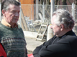 Europoslanec Jaroslav Zvěřina během návštěvy Veselí nad Lužnicí, 8. dubna 2006 | 