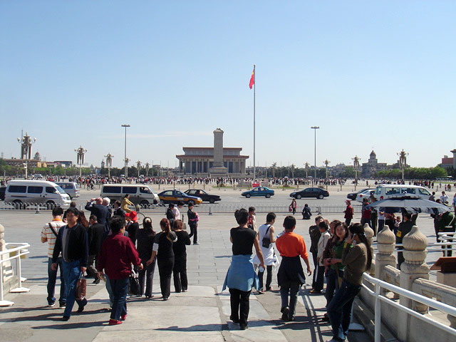 Peking - náměstí Nebeského klidu, návštěva Čínské lidové republiky 8.5. - 11.5.2006