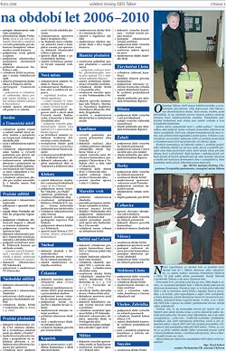 Volební noviny OS ODS Tábor, říjen 2006, strana 5 | 