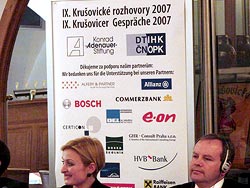 IX. Krušovické rozhovory, 26.4.2007, foto: Jan Komzák | 
