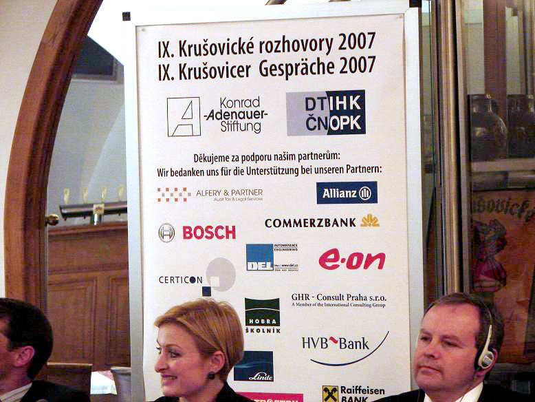 IX. Krušovické rozhovory, 26.4.2007, foto: Jan Komzák