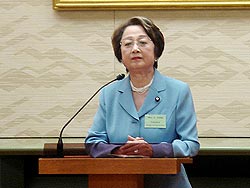 předsedkyně Sněmovny poradců japonského Parlamentu, delegace Evropského parlamentu v Japonsku 27.5. - 1.6. 2007 | 