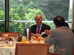 Walid Phares - pracovní snídaně, delegace Evropského parlamentu v Japonsku 27.5. - 1.6. 2007 | 
